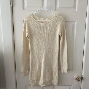 Hollister Cream Sweater Dress